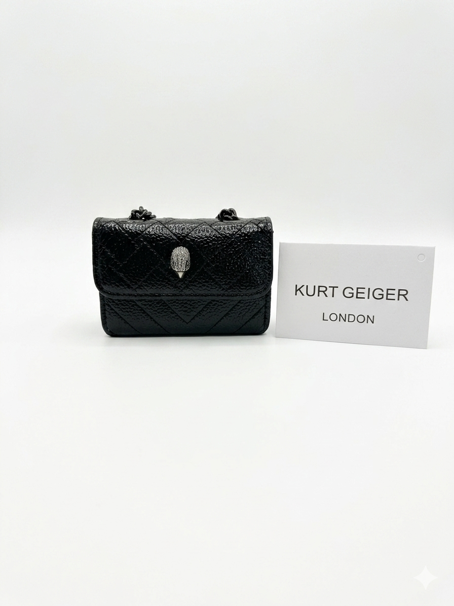 Kurt Geiger London Mini Kensington - Silver Glitter