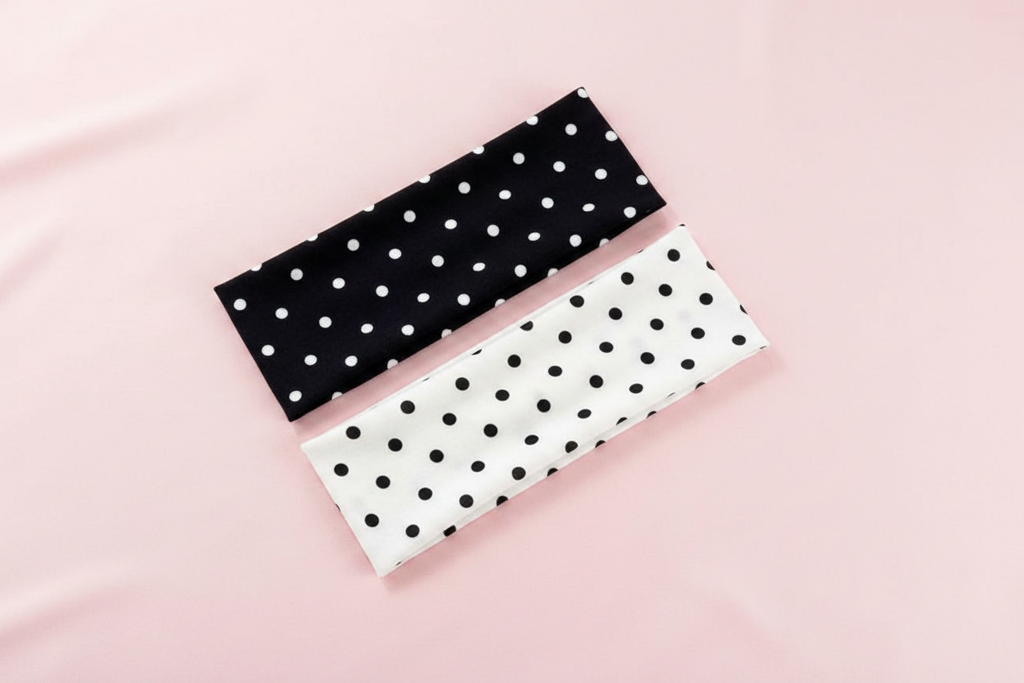Headbands con fondo rosado claro